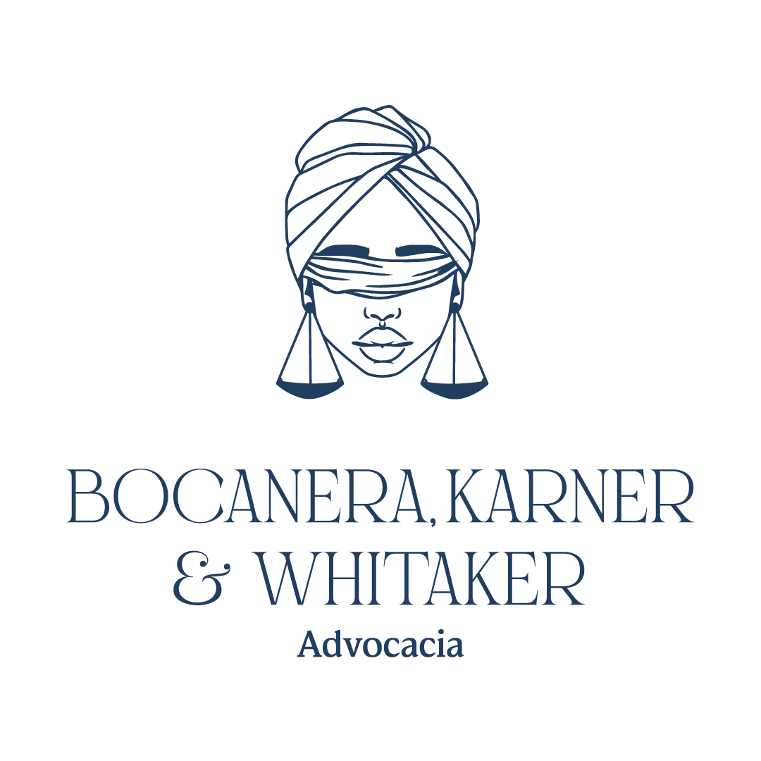 Símbolo da Justiça e assinatura visual da BKW Advocacia
